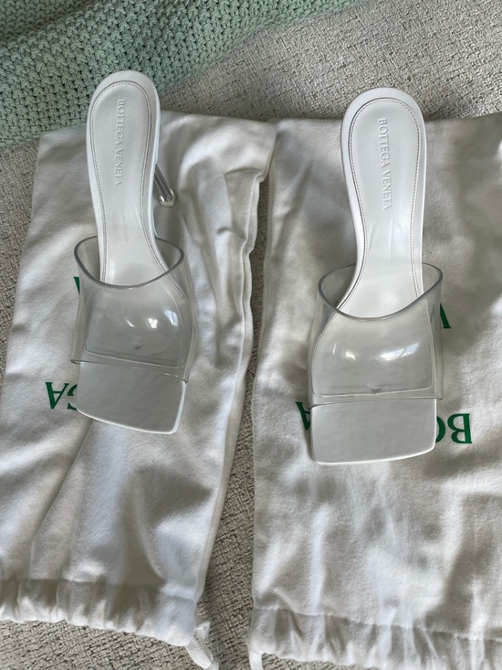 Bottega Veneta Shoes - Bottega Veneta Clear Stretch Sandal